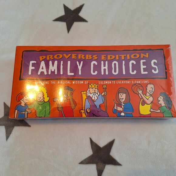 Other - FAMILY CHOICES Proverb Edition BOARD GAME Discontinued 2002 Learning Xian Morals
